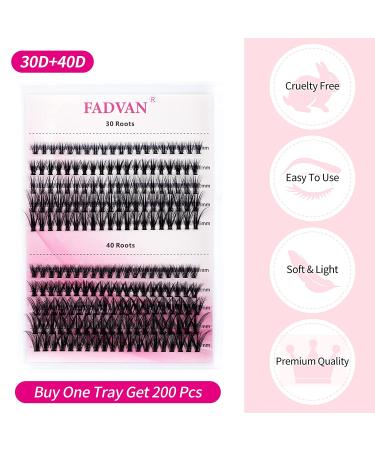 DIY Eyelash Extensions - 200pcs D Curl Mixed Tray (8-16mm) | Reusable & Natural Flare Lashes - Buy Online on GoSupps.com