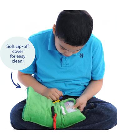 Weighted Sensory Fidget Lap Pad - Fun & Function Busy Fingers - Ideal for Kids Adults & Seniors - Activity Mat for Calm & Focus - Buy Online on GoSupps.com
