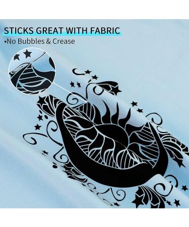 HTV Vinyl Rolls - Black & White Heat Transfer Vinyl - 12x20ft - Easy Cut & Weed for Shirts - Iron on Vinyl for Cricut & Cameo - 12x20ft Per Roll - Buy Online on GoSupps.com