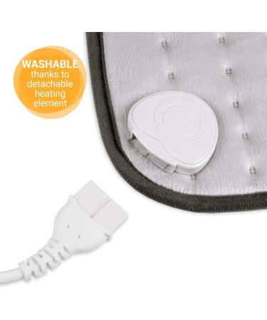 Medisana HP 650 XL Heating Pillow - 45x35cm with 4 Temperature Levels Overheating Protection & Washable Cover - Ideal for Back Pain Relief - Buy Online on GoSupps.com