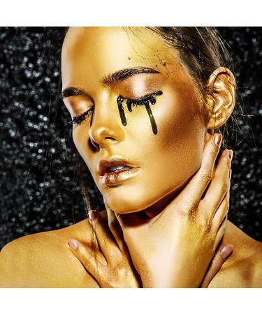 MEICOLY Cream Gold Face Body Paint 2.1oz - Smudge-proof, Washable Metallic Gold Paint for Halloween, Christmas, SFX Makeup - Adults & Kids - Buy Online on GoSupps.com