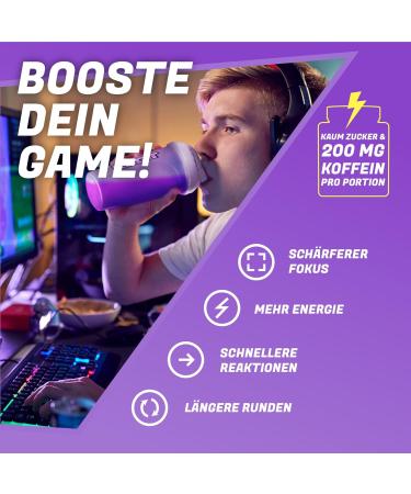 Loot Game Booster | Enhance Concentration Endurance & Responsiveness | 50 Servings (400g) | Caffeine & 20 Unique Ingredients | Flow-State Formula | Rare Raspberry - Buy Online on GoSupps.com