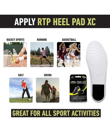 RTP Athletic Heel Pad XC Instant Pain Relief - Medium (Pack of 1) | Best for Heel Pain - Buy Online on GoSupps.com