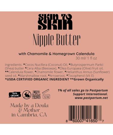 Organic Nipple Butter & Nursing Pads Combo | Soothing Nipple Balm for Dry Cracked Nipples | Skin to Skin Breastfeeding Essentials - Buy Online on GoSupps.com
