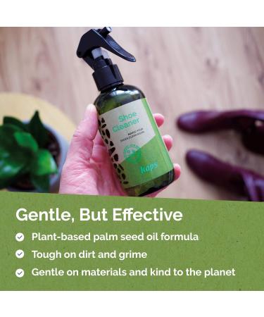 Kaps Shoe Cleaner | Eco-Friendly Plant-Based Biodegradable Cleaning Liquid For Footwear and Accessories | Leather and Fabric Shoe Cleaner 200ml | Made in Europe - Buy Online on GoSupps.com