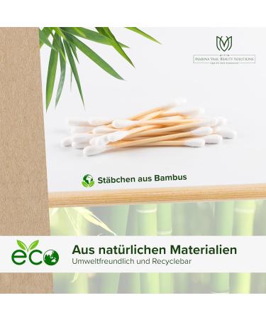 Bamboo Cotton Swabs - 1200 Pieces in Waterproof Re-Lockable Packaging | Eco-Friendly Natural Tips & Robust Bamboo Grip | Perfect for Travel | Surpraval - Buy Online on GoSupps.com