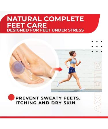 Axletic Intensive Foot Cream - Urea Cream for Cracked Heels, Dry Skin & Athletes Foot Treatment - 100 ml - Buy Online on GoSupps.com