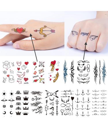 LAFORTIS Realistic Waterproof Temporary Tattoos - Colorful Heart Animal Flowers Design - 49 Sheets for Kids, Women, Teens - Long Lasting Fake Tattoos for Face, Body, Finger - Buy Online on GoSupps.com