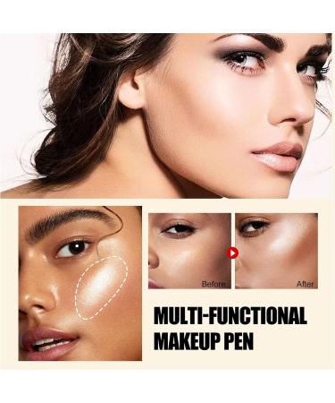 Liquid Beauty Stick for Contours Beauty Highlighter Liquid Touch Highlighter with Applicator Cushion Liquid Contour Highlighter Beauty Wand Bronze Makeup Stick - Buy Online on GoSupps.com