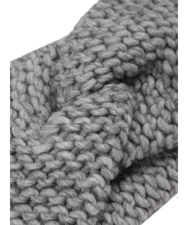 Zwillingsherz Knotted Headband for Women - High-Quality Knitted Wool Ear Protection - Warm & Soft Hair Band for Spring & Winter - HGR (1 Piece) - Buy Online on GoSupps.com