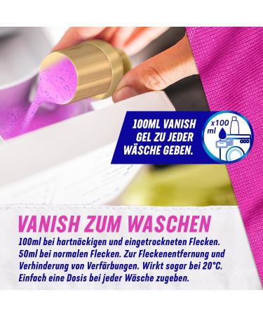 Vanish Oxi Action Gel Pink 1.5L - Chlorine-Free Stain Remover & Laundry Booster for Colored Clothes | International Shipping - Buy Online on GoSupps.com