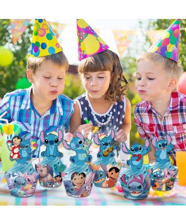 Blue Cartoon Cake Cupcake Toppers and Cupcake Wrappers Set 24 Pcs Birthday Cake Decorations Birthday Party Supplies Decorations for Boys Girls Kids - Buy Online on GoSupps.com