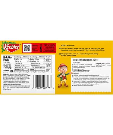 Keebler Ready Mini Pie Crusts - Graham Cracker - 4 oz (Pack of 6) | Delicious & Convenient Mini Pie Shells - Buy Online on GoSupps.com
