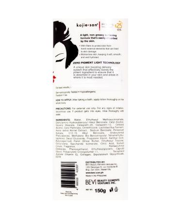 Kojie San Radiance Body Lotion with Natural Ingredients and Moisturizing Oils Nourishing Skin Softener for Smooth Even-Toned Skin 250ml Bottle 250ml Lotion - Buy Online on GoSupps.com