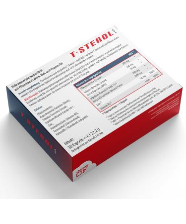 T-Power Complex Booster - T Sterol 600 - Original High-Dose Muscle Building Capsules - Monthly Pack - Made in Germany - International Shipping Available - Buy Online on GoSupps.com