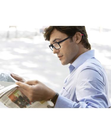 Boost Eyewear 12 Pack Reading Glasses - Ultra Lightweight Matte Black Rectangular Frames with Non-Slip Cushions for Men & Women - 1.0 Diopters - Buy Online on GoSupps.com