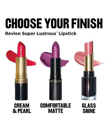 REVLON Super Lustrous Glass Shine Lipstick with Aloe, Hyaluronic Acid, and Rose Quartz - Shine Stealer (024) - 0.15 oz - Buy Online on GoSupps.com