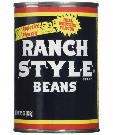 Ranch Style Beans, 15oz Can (Pack of 6) Original