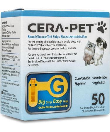 Cera-Pet Blood Sugar Test Strips for Dogs & Cats - 200 pcs Value Pack | Measure Diabetes Effectively - Buy Online on GoSupps.com