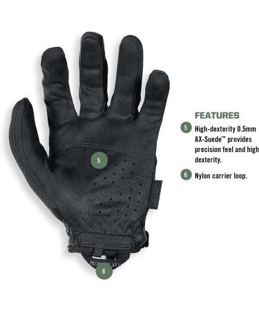 Mechanix Wear 0.5mm High-Dexterity Covert Tactical Work Gloves - Black Large - Buy Online on GoSupps.com