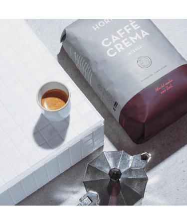 J. Hornig Espresso Coffee Beans Caff Crema Intenso 1kg Whole Beans Full-Bodied Chocolatey Flavor for Automatic Coffee Machines Espresso Machines and French Presses - Buy Online on GoSupps.com