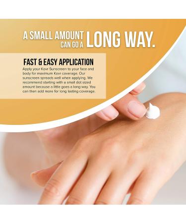 Kovr Military Grade Sunscreen SPF 30 | Reef Friendly | Broad Spectrum Moisturizing Sunblock for Men - 4 oz - Buy Online on GoSupps.com