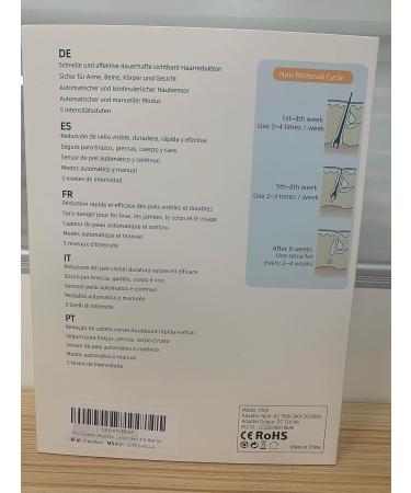 IPL Hair Removal Device for Men & Women - Morkos 999.999 | Permanent Painless Laser Solution for Face Armpits Arms Back Bikini & Legs - Buy Online on GoSupps.com