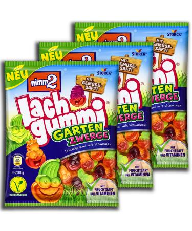 TopDeal Set of 3 garden gnomes nimm2 3 x 200 g