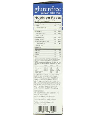 King Arthur Cake Mix Yellow - 22oz | Premium Quality Baking Mix - Buy Online on GoSupps.com