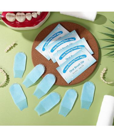 Beavorty Cleaning Wipes - 50 Pcs Disposable Oral Finger Toothbrush & Teeth Whitening Wipes for Deep Cleaning & Freshness - Buy Online on GoSupps.com