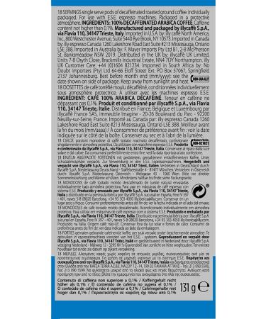 illycaffe illy Individually Wrapped Decaffeinated Coffee Servings 18-Count 131 g (Pack of 2) 18 Count (Pack of 2) - Buy Online on GoSupps.com