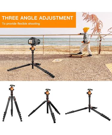 Victiv 82 Aluminum DSLR Camera Tripod | 80 Monopod | Lightweight & Durable Tripod for Travel & Work - Orange - Buy Online on GoSupps.com