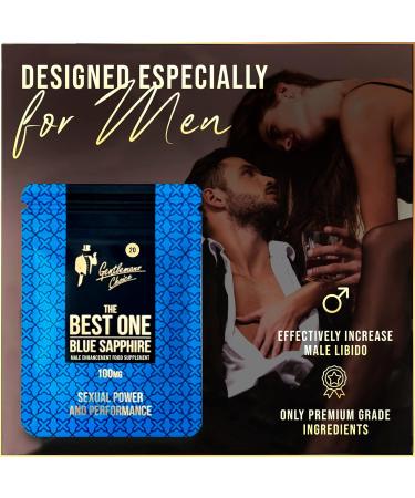 Gentleman's Choice Blue Sapphire | 20 Tablets | Fast Effect Male Performance Enhancing 100% Herbal Food Supplement | Fast Acting | Ginseng Maca | Energy and Stamina Support | Made in UK 1 count (Pack of 20) - Buy Online on GoSupps.com