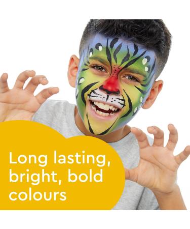 Snazaroo 1172075 Makeup Pencil Set - 6 Skin-Friendly Facial Colors Fragrance-Free & Washable - Perfect for Halloween Parties & Carnival - EU Shipping Available - Buy Online on GoSupps.com