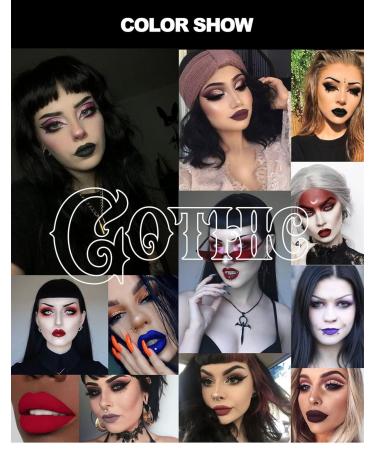 4PCS Halloween Matte Liquid Lipstick Kit | Long Lasting Waterproof Red Lip Gloss | Gothic Festive Lip Color - Buy Online on GoSupps.com