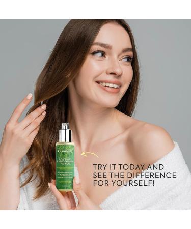 Accallo Hair Growth Oil - Caffeine Infused Scalp Treatment with Rosemary - Hair Growth for Women - 2 FL OZ - Buy Online on GoSupps.com