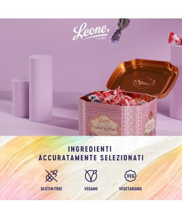  Pastiglie Leone Pastiglie Leone Torino Since 1857 Cubifruit Gelatin Tin Citrus 200 g Tin - Buy Online on GoSupps.com