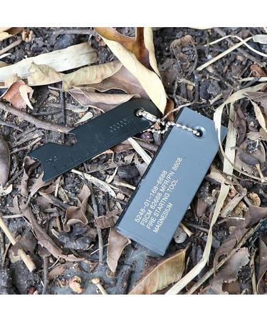 3-Pack Waterproof Magnesium Fire Starter Tool for Camping/Hiking/Emergency - Buy Online on GoSupps.com