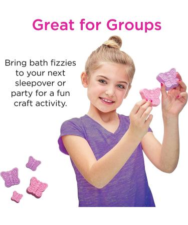 Creativity for Kids Butterfly Surprise Bath Fizzies - DIY Bath Bomb Kit (Makes 6) - Buy Online on GoSupps.com