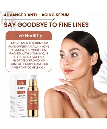 Rapid Dark Spot Remover for Face & Body Glow Boosting Serum | Vitamin C and Hyaluronic Acid | Age & Sun Spot Corrector Brown Spot Remover | Anti-Aging | Super Hydrating | Firming & Lifting - Buy Online on GoSupps.com