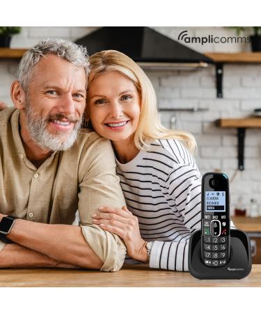 Amplicomms BigTel 1500 Cordless Big Button Phone for Elderly | Hearing Aid Compatible & Loud, Ideal Phones for Seniors - Buy Online on GoSupps.com