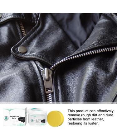 Leather Wax Polish - 100g Leather Care Balm Furniture Cleaner Long-Term Multifunctional Furniture Cleaner and Polish for Leather Tables Chairs Cabinets Pintle - Buy Online on GoSupps.com