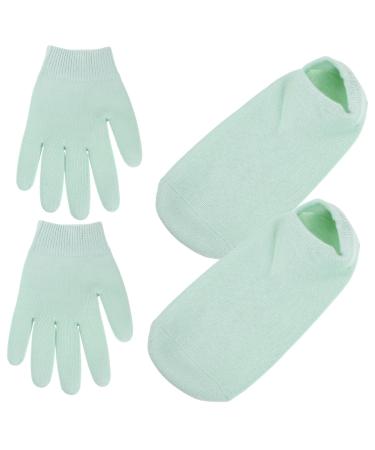 POPETPOP POPETPOP Moisturizing Socks for Women and Men Pack of 4 Gel Socks for Dry Hands and Feet Random Color