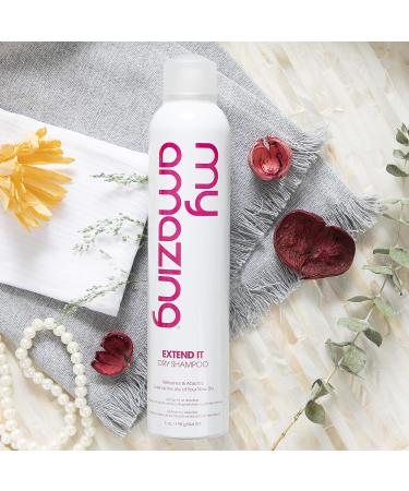 My Amazing Extend It Dry Shampoo 7 oz. for Women and Men - Natural Hair Refresh, Volume, and Shine - Black Currant and Peony Fragrance - Buy Online on GoSupps.com
