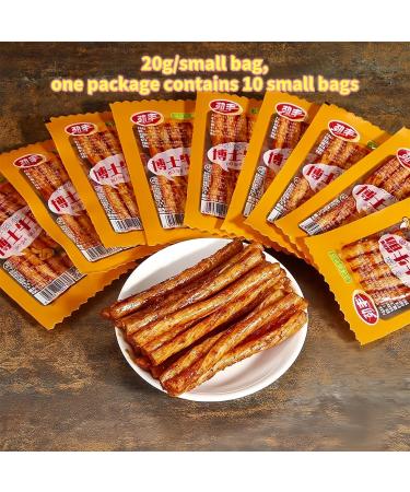 MKSDDF -10 packs-200g latiao Chinese snacks classic snacks spicy strips spicy strips spicy snacks casual snacks Snack - Buy Online on GoSupps.com