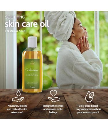 Vibratissimo Inspiration - Massage Oil Love Oil Body Oil with a Lime Scent Inspiration 250 ml (Pack of 1) - Buy Online on GoSupps.com