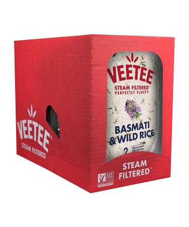 Veetee Basmati and Wild Rice Microwavable Meals - Gluten-Free Precooked Rice - 10.6oz (Pack of 6) - Buy Online on GoSupps.com
