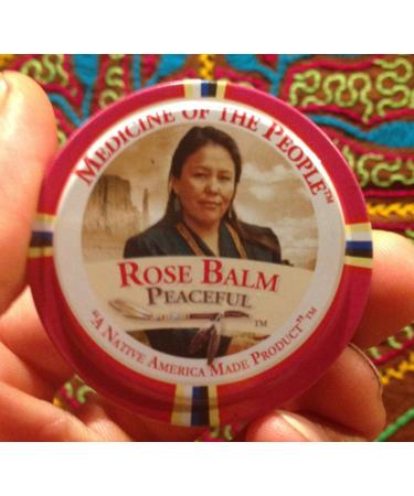 Medicine of the People 1 Tin Navajo Rose Balm Peaceful Unity with Rose Otto Oil 0.75 oz  Outstanding Product - Christmas Stocking Stuffer  Pow Wow