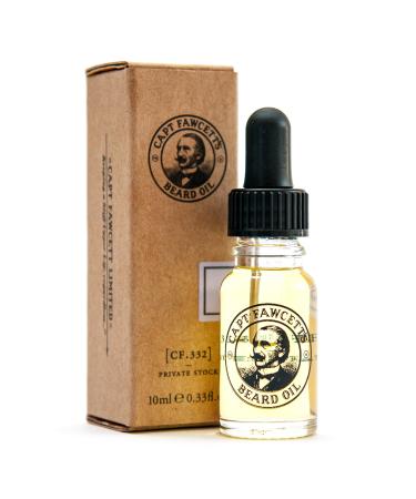 CAPTAIN FAWCETT Signature Series Beard Oils (Private Stock Beard Oil 10ml Travel Size)
