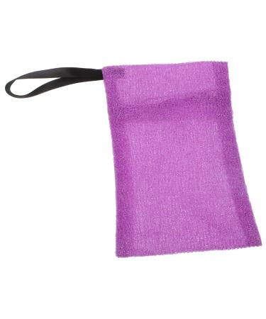 DRESSOOS Bath Bag Soap Color Shampoo Purple Take a Bath Nylon Net Bag